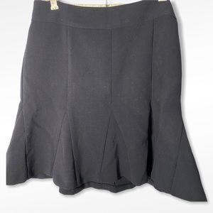 BANANA REPUBLIC Black Gored Skirt Size 6